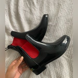Ralph Lauren Tally Rain Boots, Black